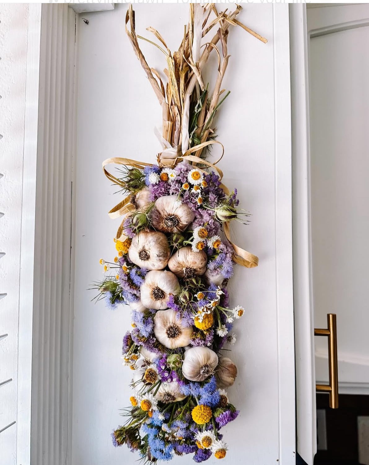 Floral Garlic Braid Workshop
