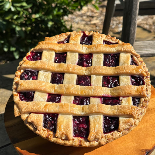 Freshly Baked Harvest Berry Pie